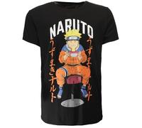 Naruto Eating Ramen T-Shirt - offizielles Merchandise Größe: L Schwarz