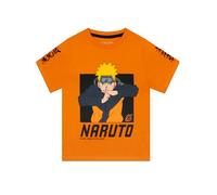 Naruto Jungen Tshirt | Anime T-Shirt Kinder | Anime Shirt Für Den Sommer | Baumwolle t Shirt Jungen | Orange 140