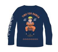 Naruto Langarm-Shirt „Time for Ramen“ für Jungen | blau,116