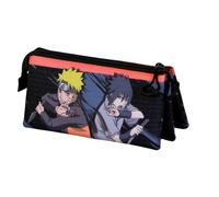 Naruto Shadow-Dreifach Federmäppchen, Schwarz, 23 x 11 cm