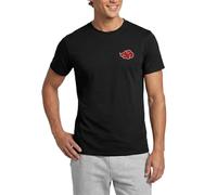Naruto Shippuden Akatsuki-Wolke Als Brustlogo Männer T-Shirt
