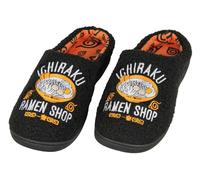 Naruto Shippuden Anime Herren Ichiraku Ramen Shop Erwachsene bestickte Fleece gefütterte Hausschuhe für Männer & Frauen, Nirsv1, Large/X-Large