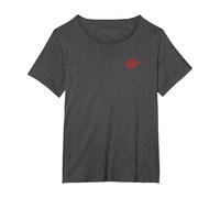 Naruto Shippuden Anti Leaf Cloud Front and Back Anime T-Shirt, Damen Große Größen, Anthrazit Meliert, 5X
