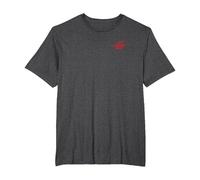 Naruto Shippuden Anti Leaf Cloud Front and Back Anime T-Shirt, Herren Große Größen, Anthrazit Meliert, 3X Tall