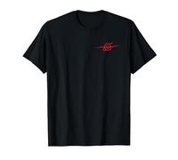 Naruto Shippuden Anti Leaf Cloud Front and Back Anime T-Shirt, Herren, Schwarz, L