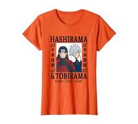 Naruto Shippuden Hashirama & Tobirama T-Shirt, Damen, Orange, 3XL