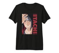 Naruto Shippuden Itachi Block und Name Premium T-Shirt