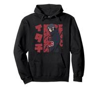 Naruto Shippuden Itachi Kanji with Birds Background Anime Pullover Hoodie