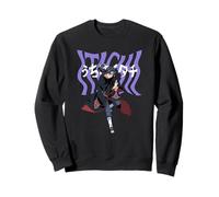 Naruto Shippuden Itachi Warped Text and Kanji Anime Sweatshirt