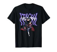 Naruto Shippuden Itachi Warped Text and Kanji Anime T-Shirt