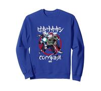 Naruto Shippuden Kakashi Copy Ninja Lightning Anime Sweatshirt, Unisex für Erwachsene, Königsblau, XL