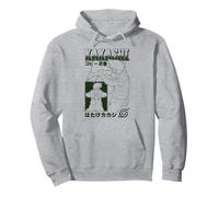 Naruto Shippuden Kakashi Green Character Outline Anime Pullover Hoodie