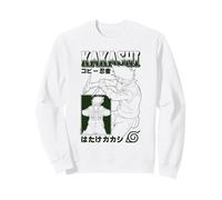 Naruto Shippuden Kakashi Green Character Outline Anime Sweatshirt