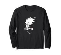 Naruto Shippuden Kakashi Head Anime Langarmshirt