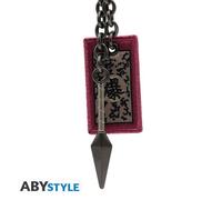 ABYstyle Schlüsselanhänger Naruto Shippuden Kunai & Explosive Tag 3D Mehrfarbig