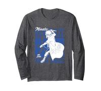 Naruto Shippuden Minato Fourth Hokage Langarmshirt, Unisex für Erwachsene, Anthrazit Meliert, XL