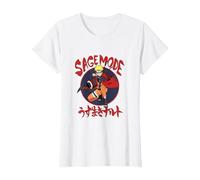 Naruto Shippuden Naruto Sage Mode T-Shirt, Damen, Weiß, S