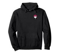 Naruto Shippuden Sasuke Uchiha Icon Front and Back Anime Pullover Hoodie