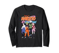 Naruto Shippuden Team 7 with Naruto Logo Anime Langarmshirt