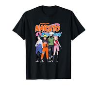 Naruto Shippuden Team 7 with Naruto Logo Anime T-Shirt