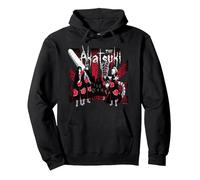 Naruto Shippuden The Akatsuki Pullover Hoodie, Unisex für Erwachsene, Schwarz, XXL