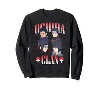 Naruto Shippuden Uchiha Clan Collage with Symbols Anime Sweatshirt