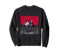 Naruto Shippuden Uchiha Itachi & Sasuke Gradient Logo Anime Sweatshirt