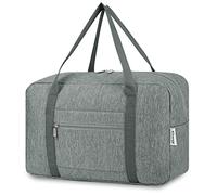 Narwey 20L Ryanair Handgepäck 40x30x20, Klein Sporttasche Faltbare Reisetasche Handgepäck Tasche Flugzeug für Damen, Travel Bag Weekender Herren (Grau)