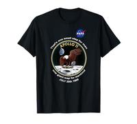 NASA & Apollo 11 Patch One Small Step Moon Landing T-Shirt T-Shirt