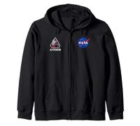 NASA Artemis II Mission Insignia Meatball Logo Kapuzenjacke