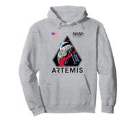 NASA Artemis II Mission Patch Gedenken Retro Worm Logo Pullover Hoodie