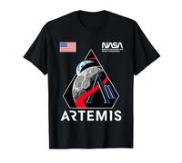 NASA Artemis II Mission Patch Gedenken Retro Worm Logo T-Shirt