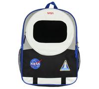NASA Astronaut Rucksack, 43,2 cm, Weltraum-Shuttle, Helm, Anzug, Fleischbällchen-Logo, Aufnäher, Kinder, Reise, Schule, Büchertasche