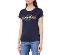 Nasa Damen-T-Shirt, Marineblau, Large