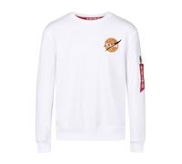 Alpha Industries NASA Davinci Sweater Sweatshirt für Herren White