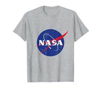 NASA Galaxy PAPL023, Unisex T-Shirt, Herren, Grau Meliert, S