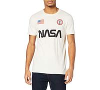 Nasa Herren Badge T-Shirt, natürliches weiß, S