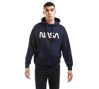 Nasa Herren Insignia Hooded Sweatshirt Gr. L, Marineblau