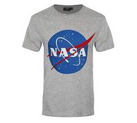 Nasa Herren T-Shirt T-Shirt, Grauer Mix, XL