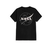 NASA - Insignia Logo BW - T-Shirt - Schwarz - M - 100% Baumwolle Schwarz M
