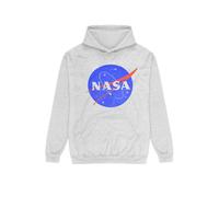 Nasa - Insignia Logo Grey - Hoodie - Grau - XXL - 50% Baumwolle, 50% Polyester Grau XXL