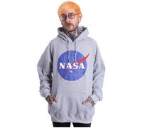 NASA - Insignia Logo Sports Grey - Hoodie - Grau - M - 50% Baumwolle, 50% Polyester Grau M