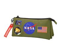 NASA Khaki-FAN Dreifach Federmäppchen, Mehrfarbig