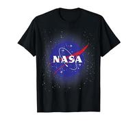 NASA Logo In Space Graphic T-Shirt, Herren, Schwarz, XL