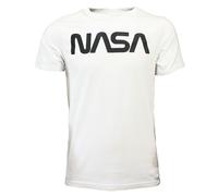NASA-Logo-T-Shirt weiß - offizielles Merchandise Größe: XL Weiß