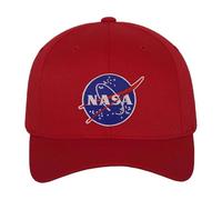 NASA Offizielles Lizenzprodukt Insignia Flexfit Cap (Rot), Klein/Mittel