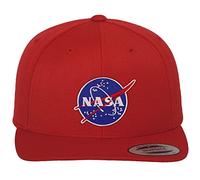 NASA Offizielles Lizenzprodukt Insignia Premium Snapback Cap (Rot), Einheitsgröße