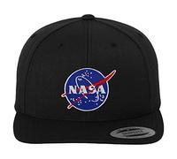 Nasa Offizielles Lizenzprodukt Insignia Premium Snapback Cap (Schwarz), Einheitsgröße