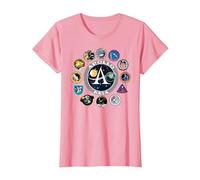 NASA Programm Shirt Project Apollo Mission Patch Tshirt T-Shirt, Damen, Rosa, M