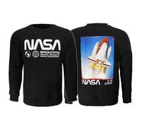 NASA Pullover Space Shuttle Endeavour Rundhalspullover L Schwarz